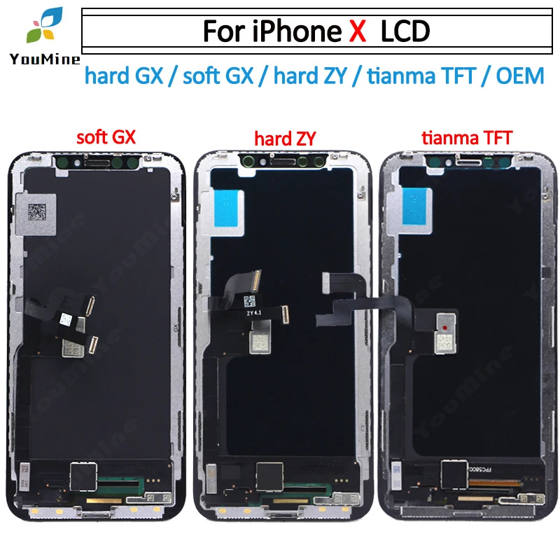 for iPhone X GX LCD Display with Touch Screen Digitizer Assembly for Apple for iPhone X LCD OLED High Quality
for iPhone X GX LCD Display with Touch Screen Digitizer Assembly for Apple for iPhone X LCD OLED High Quality
