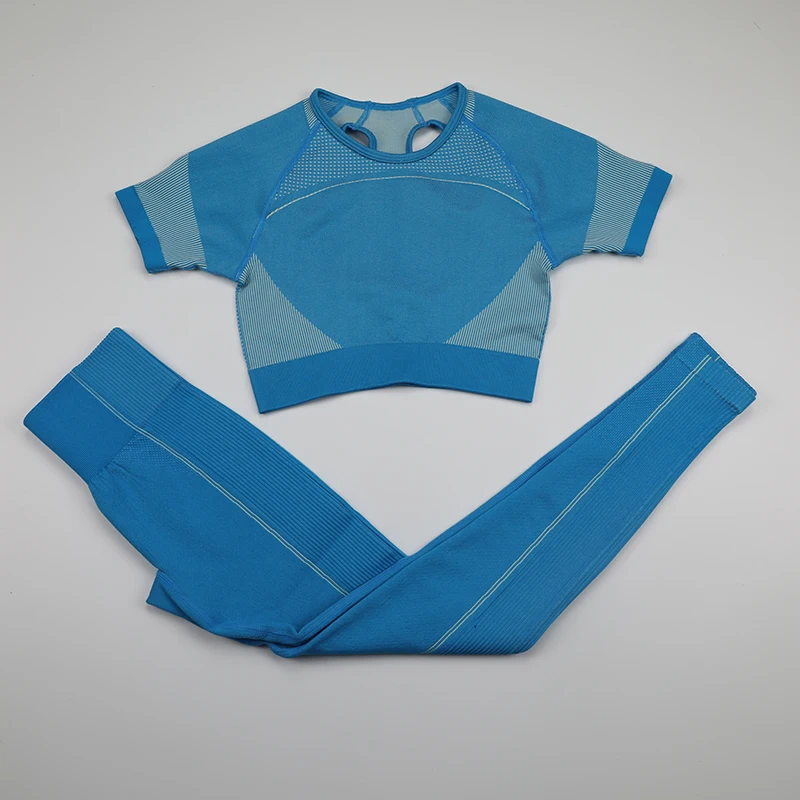 Ultra Seamless Yoga Set Women Fitness Clothing Workout Sportswear Gym Leggings Short Sleeve Crop Top Shirts 2Pcs Sports Suits
Ultra Seamless Yoga Set Women Fitness Clothing Workout Sportswear Gym Leggings Short Sleeve Crop Top Shirts 2Pcs Sports Suits