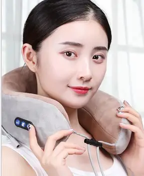 Electric Neck Massager U Shapped Pillow Multifunctional Portable Home / Car Relaxing Massage Vibration+Heating+Kneading
Electric Neck Massager U Shapped Pillow Multifunctional Portable Home / Car Relaxing Massage Vibration+Heating+Kneading