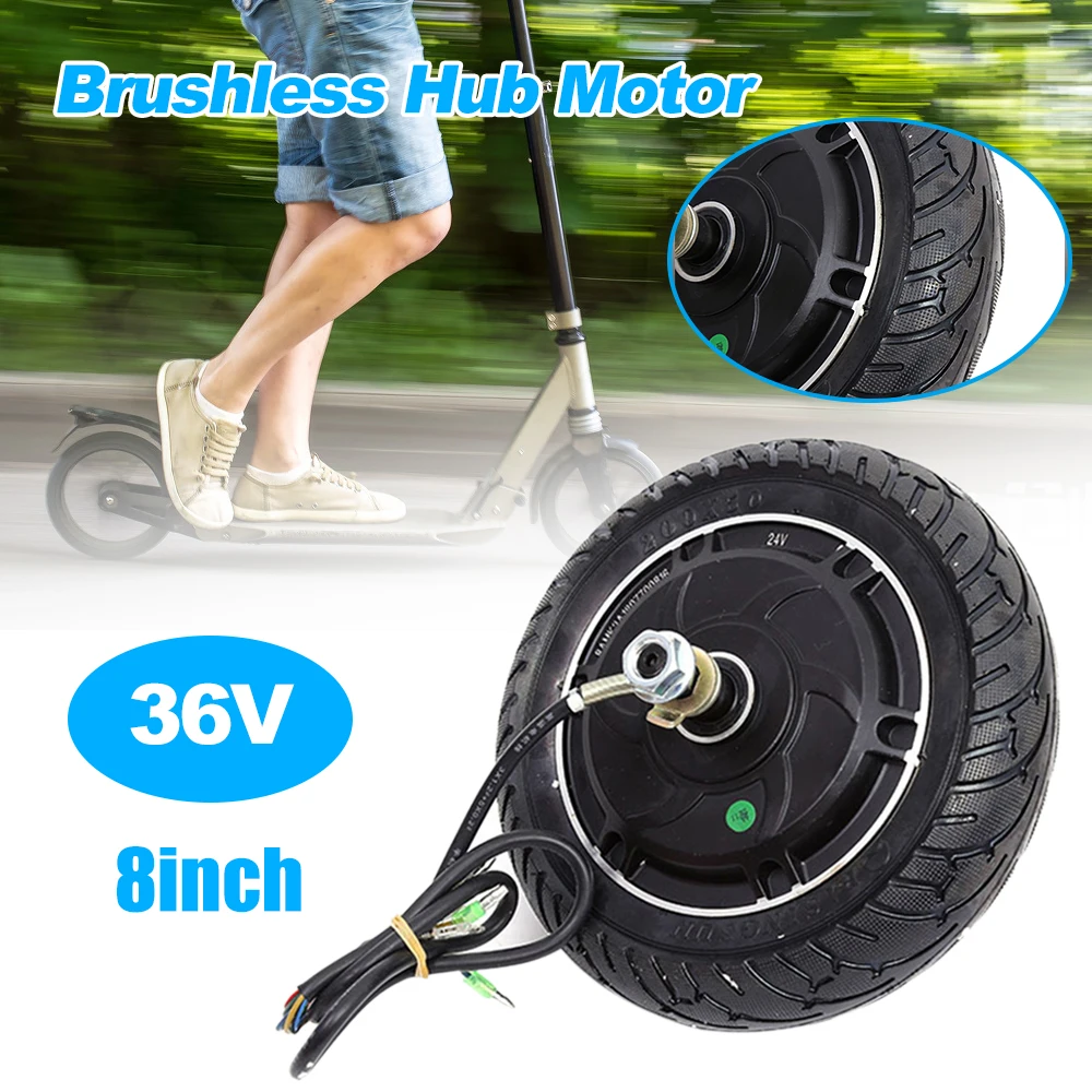 

350w Electric Scooter Hub Wheel Brushless Motor 48V 36V 24V optional Toothless Electric Scooter Parts ebike Accessories Engine