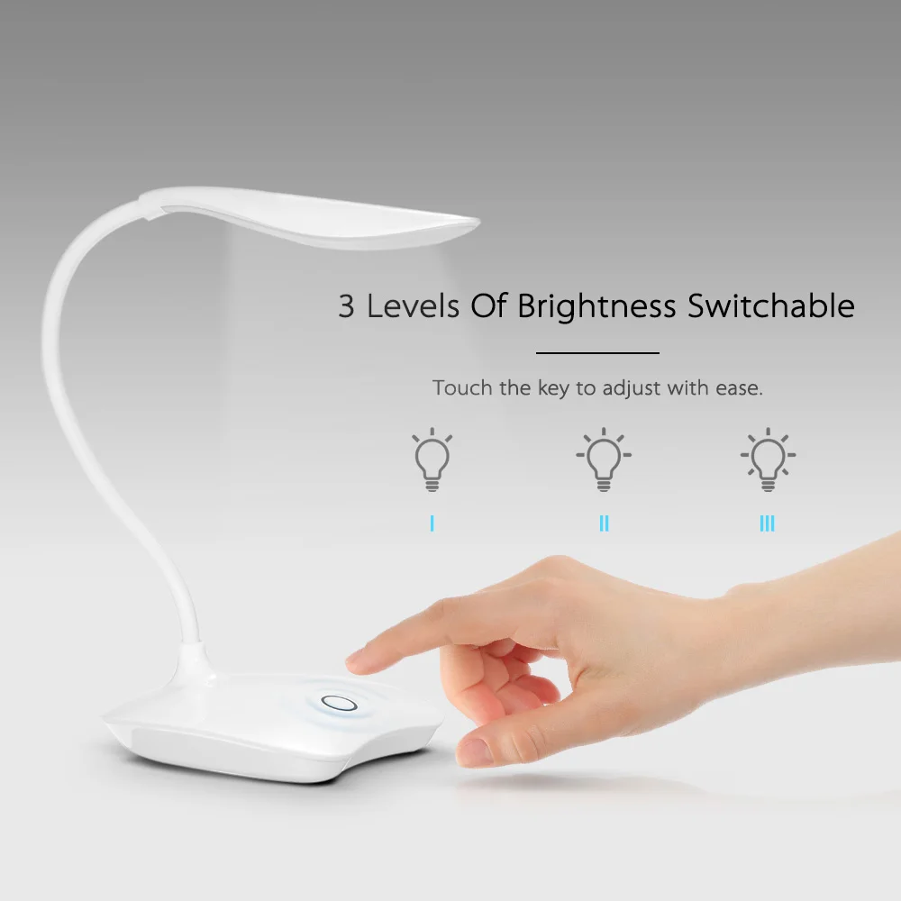 LED desk lamp USB Rechargeable Dimmable Eye-Caring Table Light for Studying Reading Working Touch Control led table Lamp
LED desk lamp USB Rechargeable Dimmable Eye-Caring Table Light for Studying Reading Working Touch Control led table Lamp