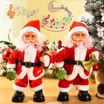 Happy New Year 2021 Merry Christmas Electric Toys with Music Gifts for Children Christmas Decorations for Home Santa Claus Toy
Happy New Year 2021 Merry Christmas Electric Toys with Music Gifts for Children Christmas Decorations for Home Santa Claus Toy