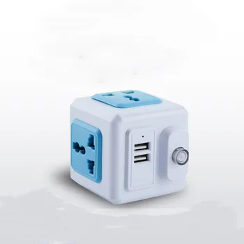 Smart Home PowerCube Socket EU/US Plug 4 Outlets 2 USB Ports Adapter Power socket Extension Adapter Multi Switched Socket
Smart Home PowerCube Socket EU/US Plug 4 Outlets 2 USB Ports Adapter Power socket Extension Adapter Multi Switched Socket