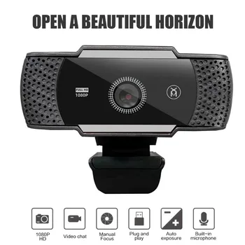 HD 1080P Web Cam Desktop PC Video Calling Webcam Camera with Microphone Mic 120 degrees Adjustable
HD 1080P Web Cam Desktop PC Video Calling Webcam Camera with Microphone Mic 120 degrees Adjustable