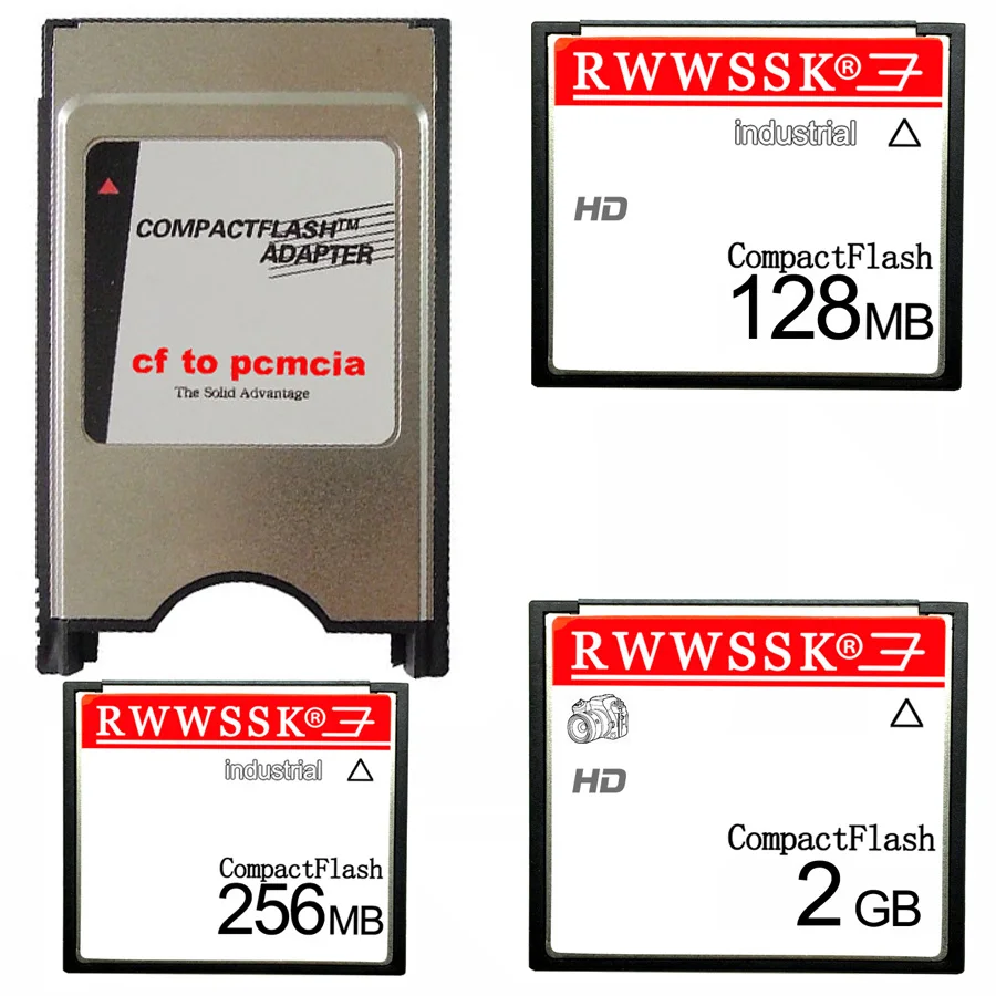 

industrial compact flash cf card to pcmcia 128MB 256MB 512MB 1GB 2GB with pcmcia for CNC IPC Numerical control machine