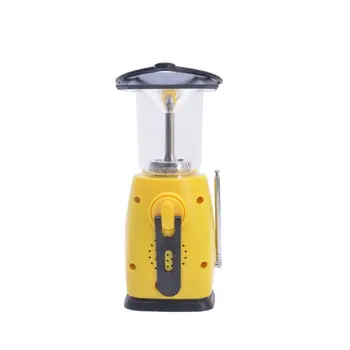 Multifunction Hand Crank LED Camping Lantern Solar Rechargeable Light with AM/FM Radio Emergency Flashlight for Camping
Multifunction Hand Crank LED Camping Lantern Solar Rechargeable Light with AM/FM Radio Emergency Flashlight for Camping