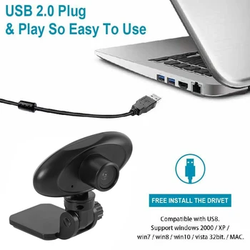 360 Rotation USB Driver Free Webcam HD 720P Web Camera with Microphone Digital USB Video Recorder for PC Home Office
360 Rotation USB Driver Free Webcam HD 720P Web Camera with Microphone Digital USB Video Recorder for PC Home Office