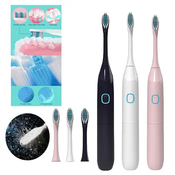 Electric Toothbrush Tooth brush adult Waterproof Ultrasonic automatic with 1 Replacement Brush Heads Battery Teeth Brush
Electric Toothbrush Tooth brush adult Waterproof Ultrasonic automatic with 1 Replacement Brush Heads Battery Teeth Brush