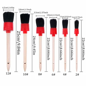 13pc Cleaning Brush Set Detailing Boar Hair Vehicle Auto Comfortable grip Interior For Wheel Clean Wooden handle
13pc Cleaning Brush Set Detailing Boar Hair Vehicle Auto Comfortable grip Interior For Wheel Clean Wooden handle