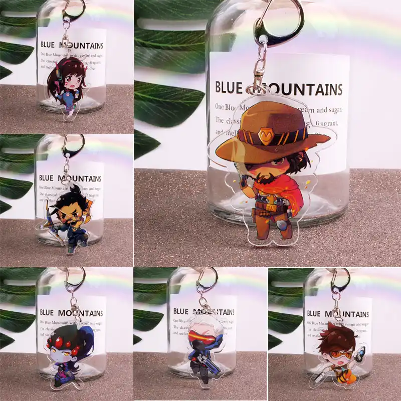 overwatch keychain figures