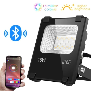 Smart Floodlight LED Outdoor Light RGB 15W Bluetooth4.0 360 APP Group Control IP66 Garden Waterproof Color Changing Spotlight
Smart Floodlight LED Outdoor Light RGB 15W Bluetooth4.0 360 APP Group Control IP66 Garden Waterproof Color Changing Spotlight