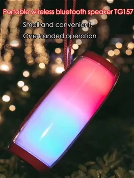 Portable Speaker Wireless Bluetooth Speaker 10W Column Subwoofer Music Player Audio System Speaker FM / TF / aux / TG157
Portable Speaker Wireless Bluetooth Speaker 10W Column Subwoofer Music Player Audio System Speaker FM / TF / aux / TG157
