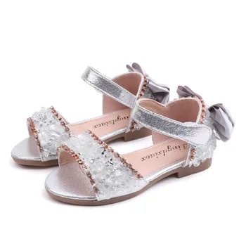 2020 Spring Children Sandals Kids Rhinestone PU Leather Hook&Loop Princess Shoes Lovely Bow-knot Non-slip School Party Shoes
2020 Spring Children Sandals Kids Rhinestone PU Leather Hook&Loop Princess Shoes Lovely Bow-knot Non-slip School Party Shoes