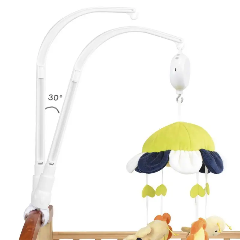 Baby Crib Holder ABS Plastic Plush Hanging Baby DIY Crib Mobile Bed Bell Toy Holder Degree Rotate Arm Bracket
Baby Crib Holder ABS Plastic Plush Hanging Baby DIY Crib Mobile Bed Bell Toy Holder Degree Rotate Arm Bracket