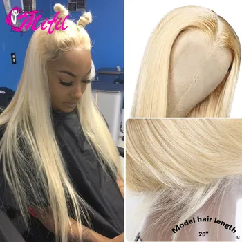 613 Frontal Wig Human Hair Straight 13x4 Transparent Lace Wigs Glueless Lace Front Human Hair Wigs Peruvian 150 Density Mifil
613 Frontal Wig Human Hair Straight 13x4 Transparent Lace Wigs Glueless Lace Front Human Hair Wigs Peruvian 150 Density Mifil