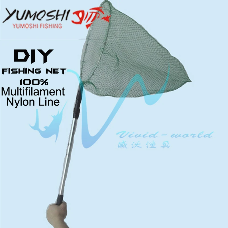 2 Pcs/set DIY Fishing Net 100% Multifilament Nylon Material Hand Net 4 size Dip Net Landing Net Accessories
2 Pcs/set DIY Fishing Net 100% Multifilament Nylon Material Hand Net 4 size Dip Net Landing Net Accessories