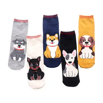 5 Pairs Womens Kawaii Funny Ankle Socks Cute Cartoon Sitting Puppy Dog Hosiery
5 Pairs Womens Kawaii Funny Ankle Socks Cute Cartoon Sitting Puppy Dog Hosiery