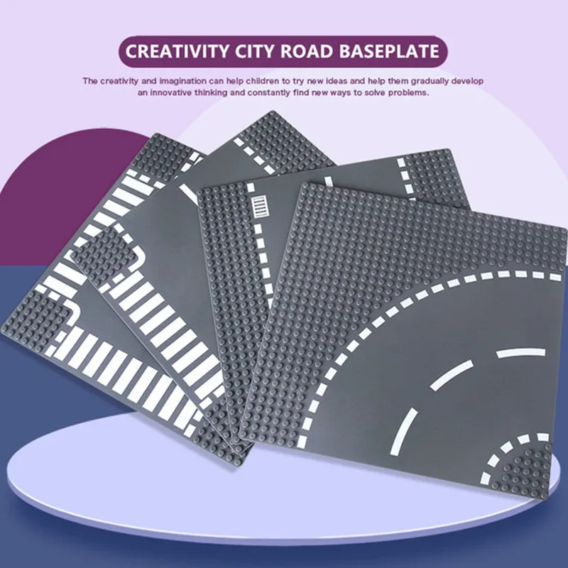 City Road Street Splicing Baseplate Straight Crossroad Curve LegoINGLs DIY Baseboard Building Blocks Base Plate Bricks Kids Toys
City Road Street Splicing Baseplate Straight Crossroad Curve LegoINGLs DIY Baseboard Building Blocks Base Plate Bricks Kids Toys