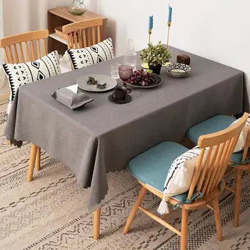INS Nordic Modern Cotton and Linen Plain Rectangular Solid Table Cloth Anti-scalding Waterproof Tablecloth Fabric Linen Placemat
INS Nordic Modern Cotton and Linen Plain Rectangular Solid Table Cloth Anti-scalding Waterproof Tablecloth Fabric Linen Placemat