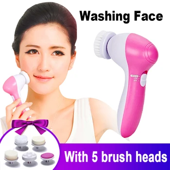 Electric Facial Cleanser Wash Face Cleaning Machine Skin Pore Cleaner Mini Beauty Massager Brush Body Cleansing Massage 5 In 1
Electric Facial Cleanser Wash Face Cleaning Machine Skin Pore Cleaner Mini Beauty Massager Brush Body Cleansing Massage 5 In 1