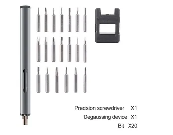 Electric Screwdriver Rechargeable Cordless Mini Power Screw Driver Kit AAA Lithium Battery Operated Power Tools Set
Electric Screwdriver Rechargeable Cordless Mini Power Screw Driver Kit AAA Lithium Battery Operated Power Tools Set