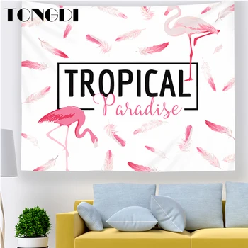 TONGDI Tapestry Modern Elegant Tropical Animal Plant Flaming Printing Wall Hanging Mat Decor For Home Parlor Bedroom LivingRoom
TONGDI Tapestry Modern Elegant Tropical Animal Plant Flaming Printing Wall Hanging Mat Decor For Home Parlor Bedroom LivingRoom