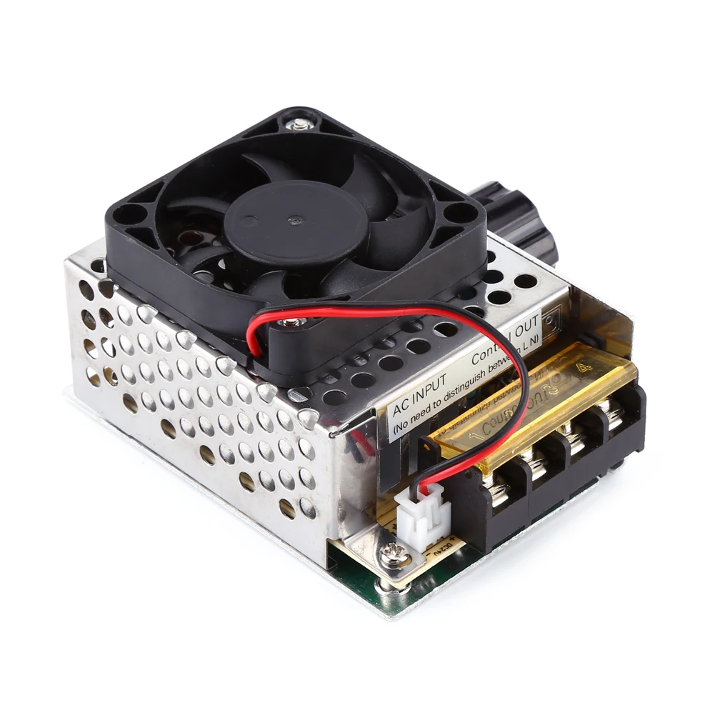4000W SCR Electric Voltage Regulator Dimmer Temperature Motor Speed Controller With Fan Ultra-High Power Electronic Regulator
4000W SCR Electric Voltage Regulator Dimmer Temperature Motor Speed Controller With Fan Ultra-High Power Electronic Regulator