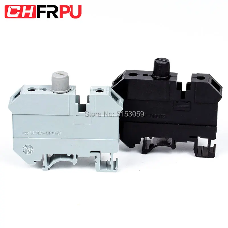 5Pcs UK10 HESI DIN Rail Fuse Terminal Blocks Gray UK10-HESI Connector Screw Type
5Pcs UK10 HESI DIN Rail Fuse Terminal Blocks Gray UK10-HESI Connector Screw Type
