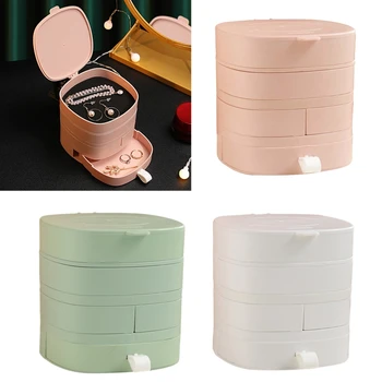 Women Jewelry Storage Box Fashion 4-Layers Rotatable Tray Case Lid Birthday Gift
Women Jewelry Storage Box Fashion 4-Layers Rotatable Tray Case Lid Birthday Gift