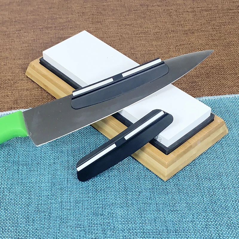 whetstone diamond sharpening stone knife sharpener Single side and bamboo base holder | Дом и сад