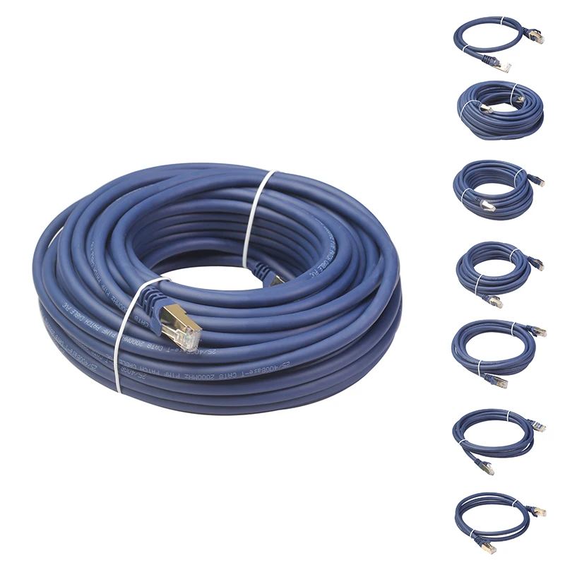 Cat8 Ethernet Cable RJ45 Network Cable SFTP LAN RJ45 Jumper for Playstation PS 4 Laptop Router Cat 8 Ethernet Cable
Cat8 Ethernet Cable RJ45 Network Cable SFTP LAN RJ45 Jumper for Playstation PS 4 Laptop Router Cat 8 Ethernet Cable