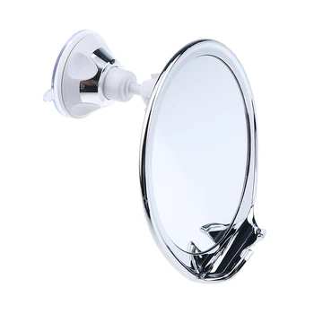 Fog Free Shower Mirror with Power Locking Suction Cup, Built-in Razor Hook and 360° Swivel Rotation for Bathroom Shaving
Fog Free Shower Mirror with Power Locking Suction Cup, Built-in Razor Hook and 360° Swivel Rotation for Bathroom Shaving