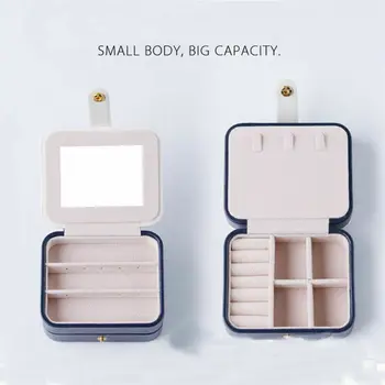 Women Portable Travel Jewelry Box Organizer PU Jewelry Ornaments Case Storage Jewelry Display Storage Box Ornaments Tray Holder
Women Portable Travel Jewelry Box Organizer PU Jewelry Ornaments Case Storage Jewelry Display Storage Box Ornaments Tray Holder