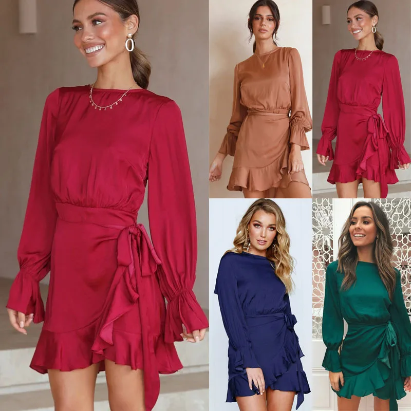 2022 New Ruffles Wrap Casual Dress Women Sexy Hollow Out Dressess Solid Party Robe Tunics Formal Office Lady Elegant Prom Dress
2022 New Ruffles Wrap Casual Dress Women Sexy Hollow Out Dressess Solid Party Robe Tunics Formal Office Lady Elegant Prom Dress