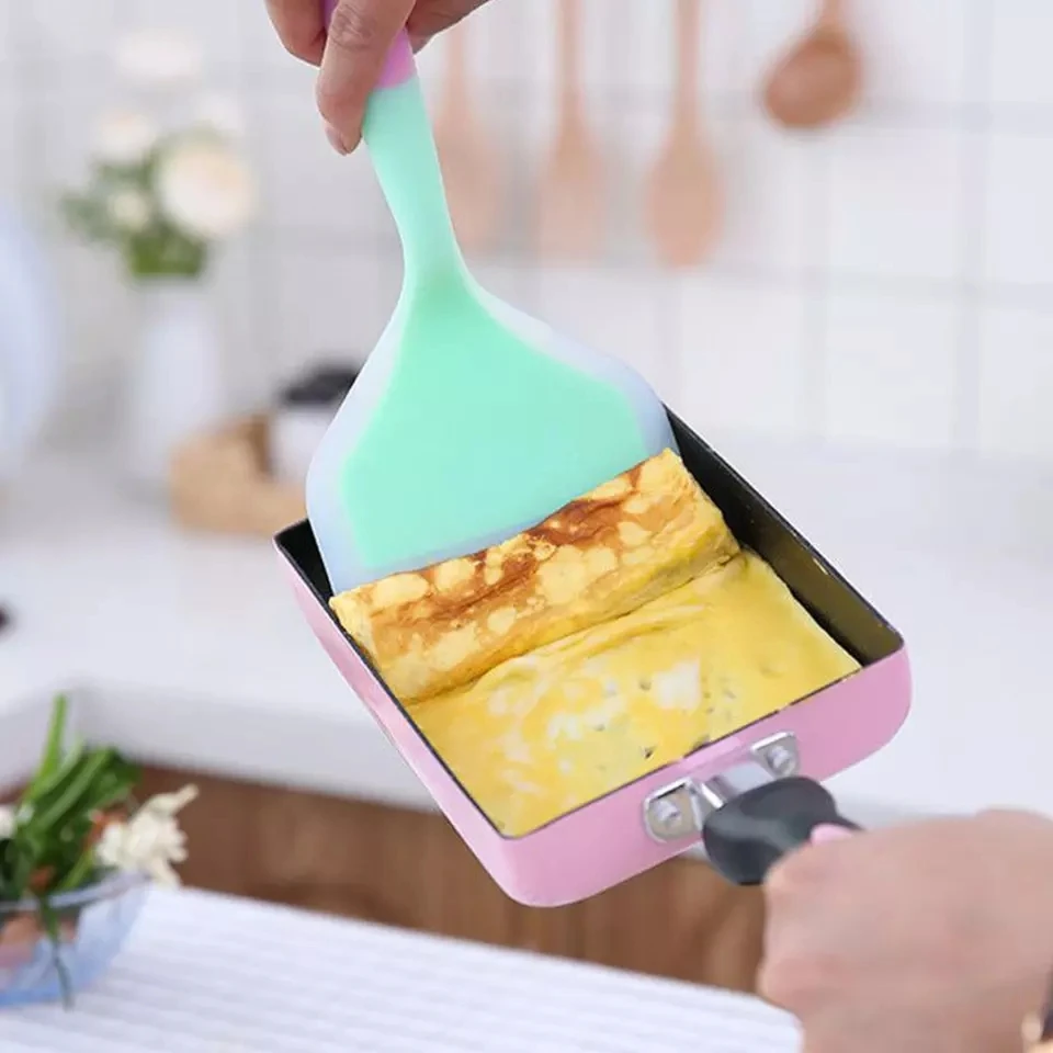 Heat-resistant Pan Turners Useful Tools Cake Cooking Silicone Utensils Butter Omelette Pan Silicone Spatula Non-stick Cream
Heat-resistant Pan Turners Useful Tools Cake Cooking Silicone Utensils Butter Omelette Pan Silicone Spatula Non-stick Cream