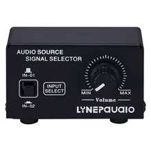 LYNEPAUAIO o Switcher 2 Input 1 Out Stereo Speaker Switch Rca o Source Signal Selection No Loss
LYNEPAUAIO o Switcher 2 Input 1 Out Stereo Speaker Switch Rca o Source Signal Selection No Loss