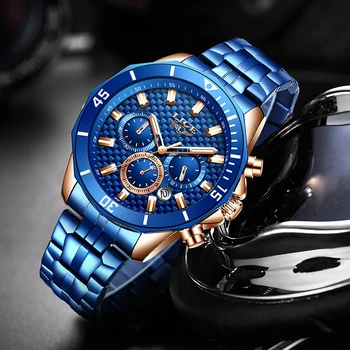 LIGE 2020 New Mens Watches Top Brand Luxury Clock Fashion Casual Watch For Men Dress Business Waterproof Wrist watch Chronograph
LIGE 2020 New Mens Watches Top Brand Luxury Clock Fashion Casual Watch For Men Dress Business Waterproof Wrist watch Chronograph
