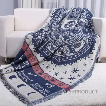 Zodiac Throw Blanket 130x180cm Knitted Cotton Bed Spread Couch Covering Quilt Decorative Bed Sheet Floor Mat Carpet With Tassels
Zodiac Throw Blanket 130x180cm Knitted Cotton Bed Spread Couch Covering Quilt Decorative Bed Sheet Floor Mat Carpet With Tassels