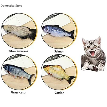 Cat Fish Toy Moving Toy for Cat USB Charger Interactive Cat Chew Bite Toys Catnip Supplies Kitten Fish Flop Cat Wagging Toy
Cat Fish Toy Moving Toy for Cat USB Charger Interactive Cat Chew Bite Toys Catnip Supplies Kitten Fish Flop Cat Wagging Toy