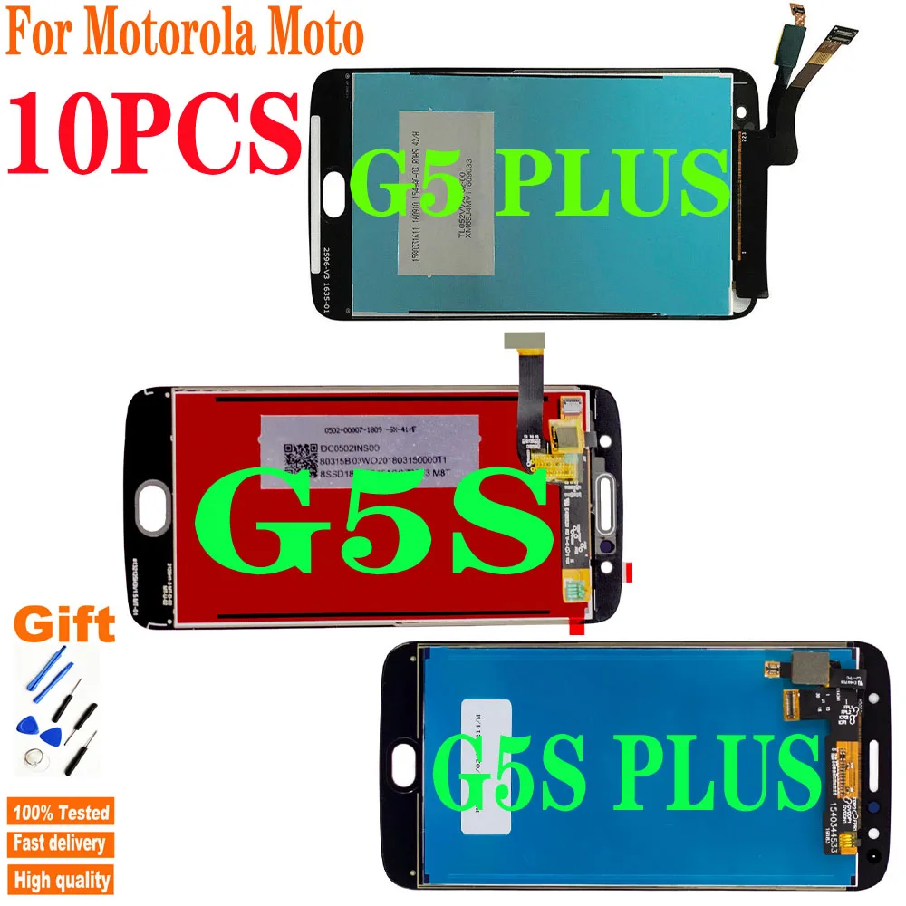 10PCS LCD For Motorola Moto G5S Plus XT1802 XT1803 XT1805 XT1793 G5 Plus XT1686 XT1681 XT1683 Lcd Display Touch Screen Assembly
10PCS LCD For Motorola Moto G5S Plus XT1802 XT1803 XT1805 XT1793 G5 Plus XT1686 XT1681 XT1683 Lcd Display Touch Screen Assembly