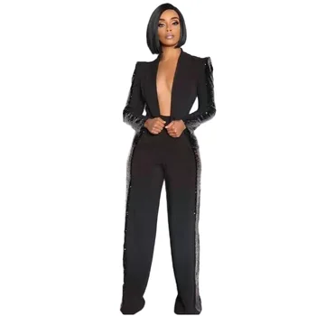 Autumn Winter Women Two Piece Set Top and Pants Plus Size Tracksuit Sweatsuit Outfit Sequin Blazer and Pants Suits Outfits
Autumn Winter Women Two Piece Set Top and Pants Plus Size Tracksuit Sweatsuit Outfit Sequin Blazer and Pants Suits Outfits