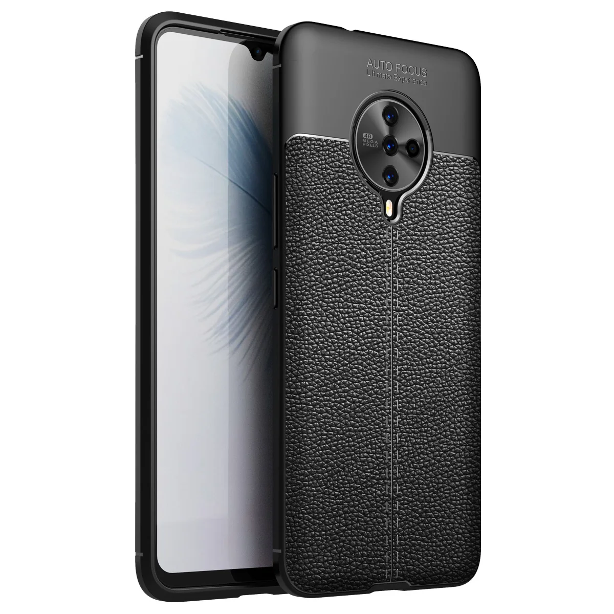 New Fashion Shockproof Case for VIVO S6 Litchi Leather Pattern Protective Back Cover Coque Phone Bags Cases|Бамперы| |