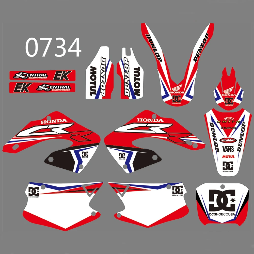 For HONDA CR125 CR250 2000-2001 Graphics Decals Stickers Custom Number Name 3M Full Motorcycle Backgrounds Stickers Accessories 
For HONDA CR125 CR250 2000-2001 Graphics Decals Stickers Custom Number Name 3M Full Motorcycle Backgrounds Stickers Accessories