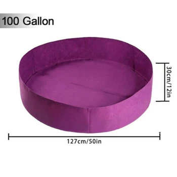 1*Planting Bag 50/100Gallon Plant Growing Bag Veg Breathable Fabric Round Planting Container Breathable Felt Fabric
1*Planting Bag 50/100Gallon Plant Growing Bag Veg Breathable Fabric Round Planting Container Breathable Felt Fabric