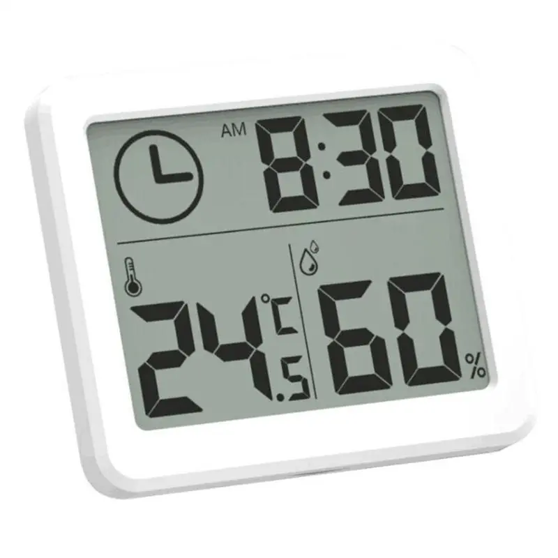 Multifunction Digital Thermometer Hygrometer Automatic Electronic Temperature Humidity Monitor Clock 3.2inch LCD Screen Plastic
Multifunction Digital Thermometer Hygrometer Automatic Electronic Temperature Humidity Monitor Clock 3.2inch LCD Screen Plastic
