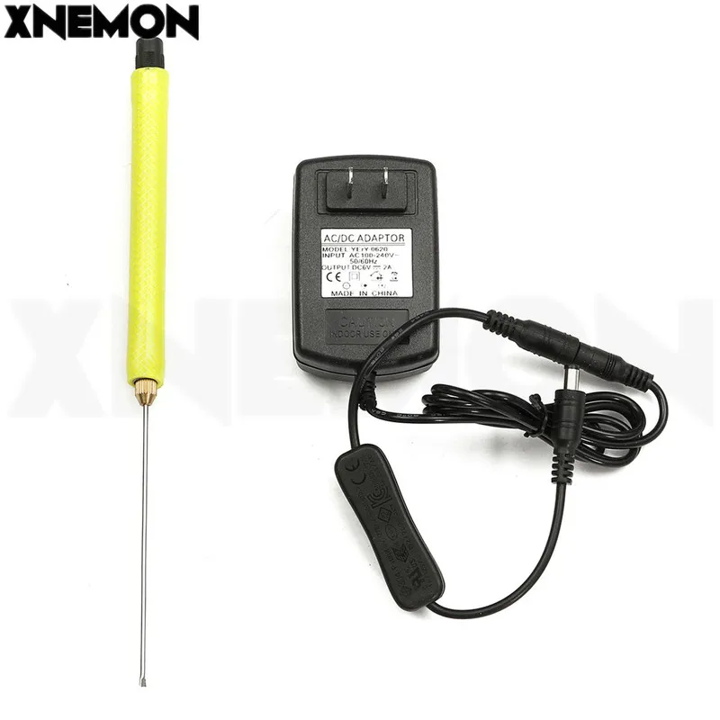 

XNEMON 1 PCS Electric Styrofoam Cutter 10cm Hot Wire Styro Foam Cutting Pen With Adaptor AC100-240V 15W