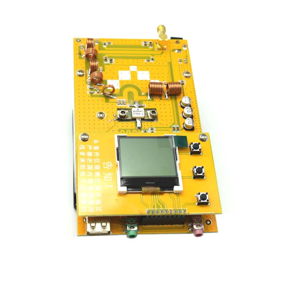 30 Вт PLL стерео FM передатчик 76M 108MHz 12V цифровой светодиодный модуль радиостанции с