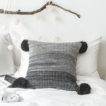 DUNXDECO Cushion Cover Decorative Pillow Case Nordic Gray Pink Gradient Color Knitting Cute Balls Throw Room Sofa Chair Cushion
DUNXDECO Cushion Cover Decorative Pillow Case Nordic Gray Pink Gradient Color Knitting Cute Balls Throw Room Sofa Chair Cushion