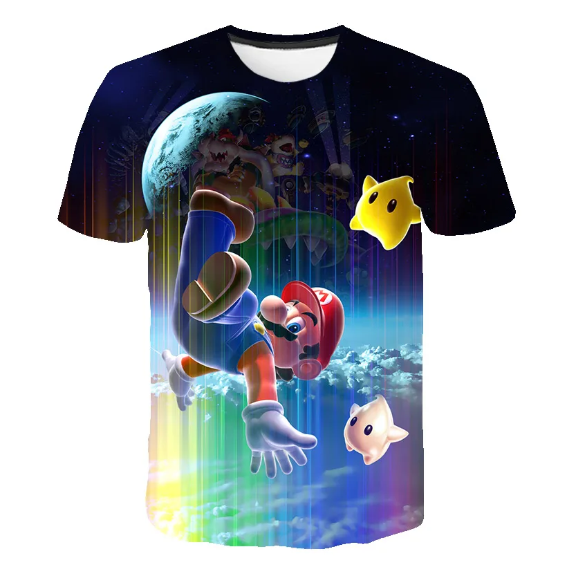 A new men's top for spring with a crew neck and a T-shirt for children Mario 3D printed cartoon character top clothing for child
A new men's top for spring with a crew neck and a T-shirt for children Mario 3D printed cartoon character top clothing for child