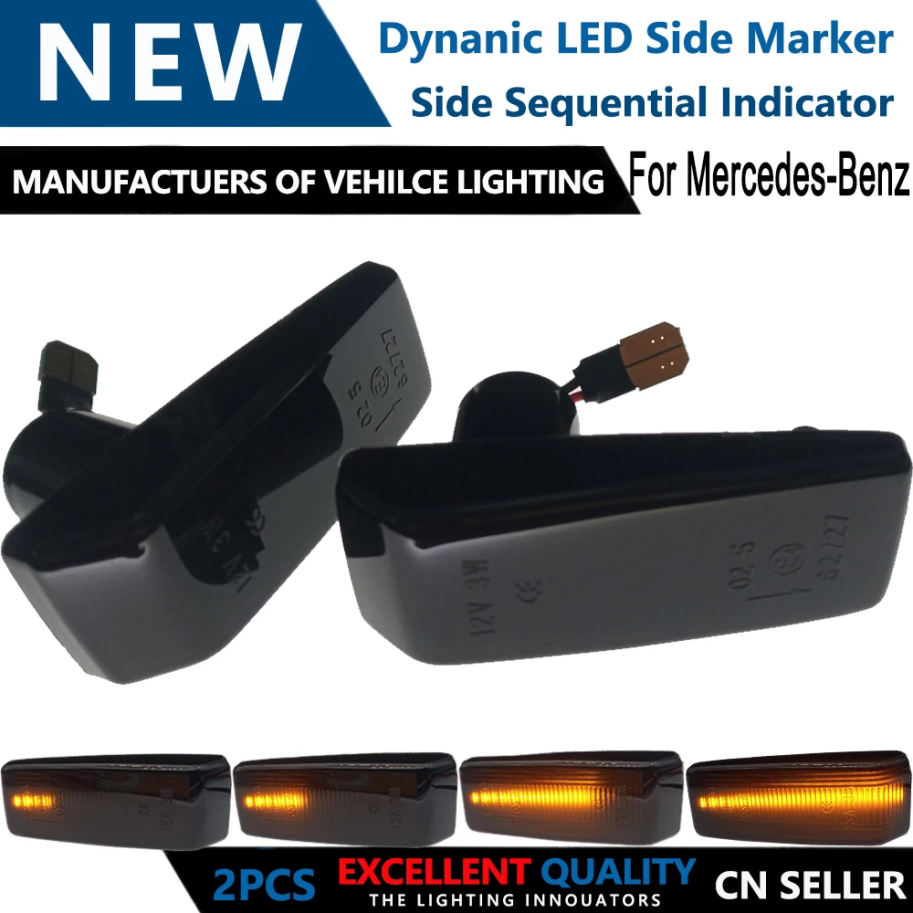 For Mercedes-BENZ 190 W201 E C-Class Coupe C124 SALOON KOMBI Led Dynamic Side Marker Turn Signal Light Sequential Blinker Light
For Mercedes-BENZ 190 W201 E C-Class Coupe C124 SALOON KOMBI Led Dynamic Side Marker Turn Signal Light Sequential Blinker Light